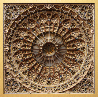 Illustration for article titled Incredibly beautiful windows made from stacked laser-cut paper